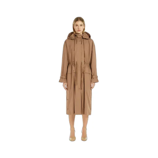 Waterproof Technology Fabric, Oversized Parka Coat