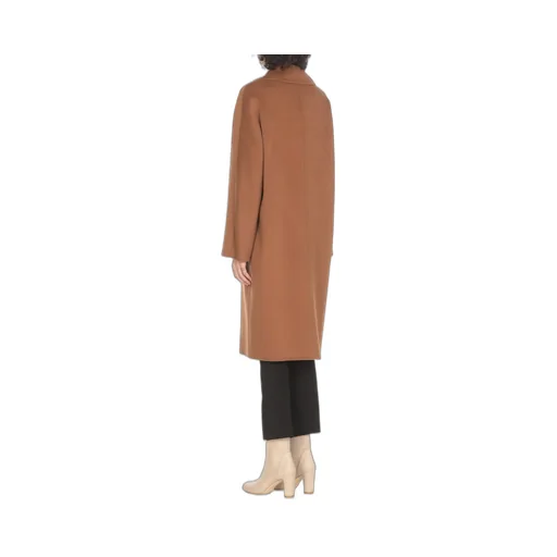 Double-Breasted Wool Cashmere Coat