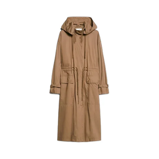 Waterproof Technology Fabric, Oversized Parka Coat