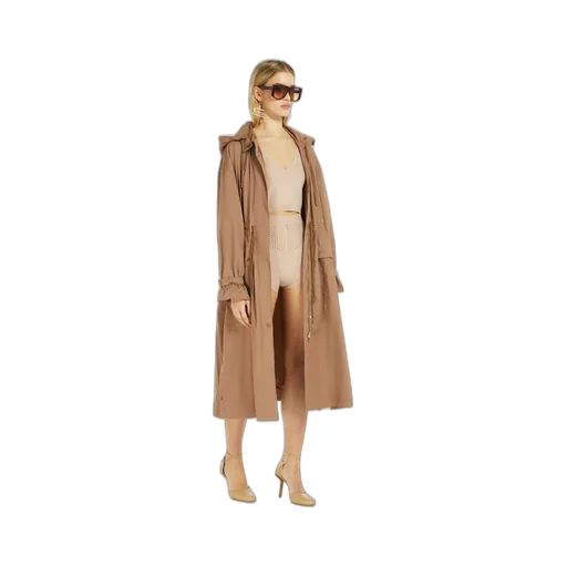Waterproof Technology Fabric, Oversized Parka Coat