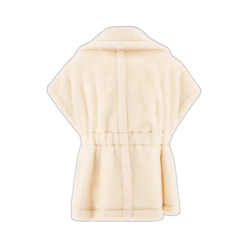 Belted Short-Sleeved Cape