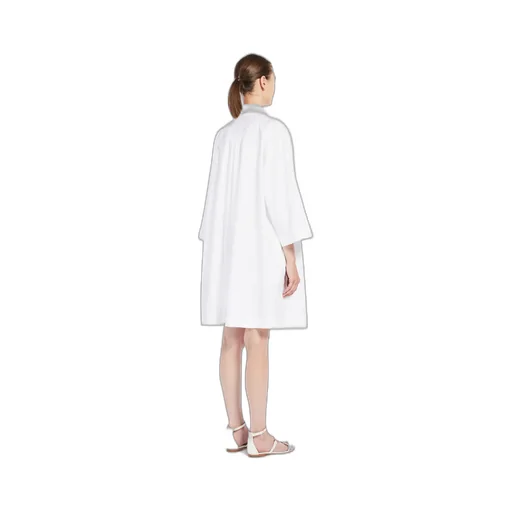 Lapel Shirt Dress