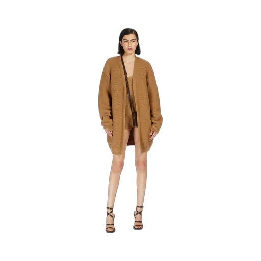Open-Front Knitted Cardigan