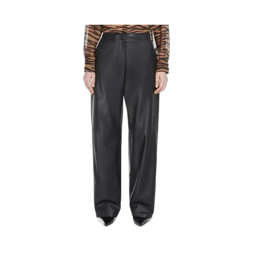 Wide-Leg Napa Pants