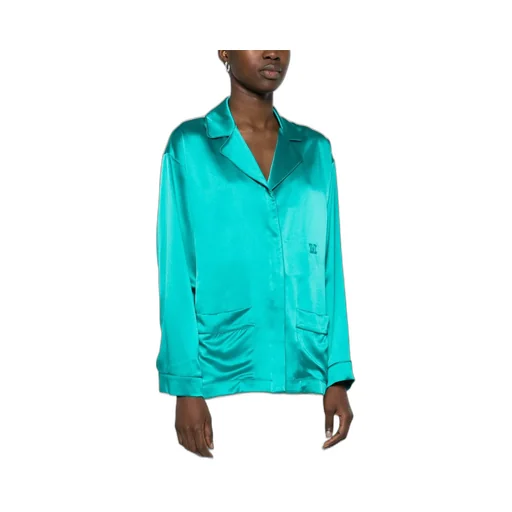 Logo Embroidered Pyjama Shirt