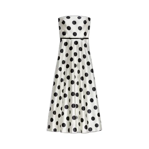 Dotted Sleeveless Dress