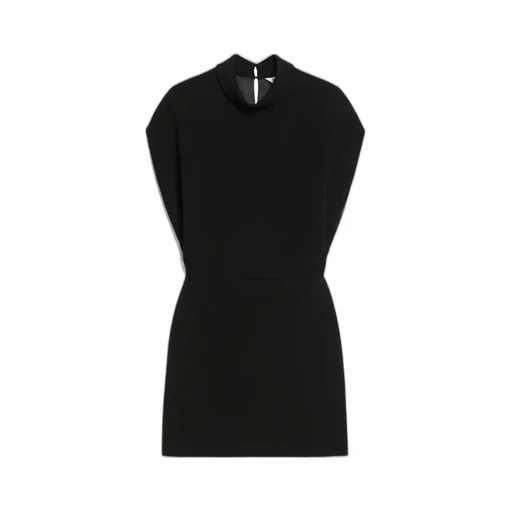 Mockneck Sleeveless Dress