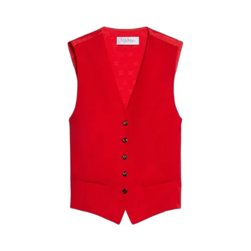 Single-Breasted V-Neck Waistcoat