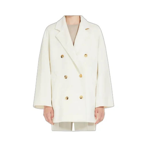Double-Breasted Long-Sleeved Coat