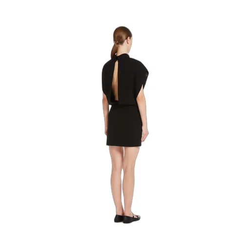 Mockneck Sleeveless Dress