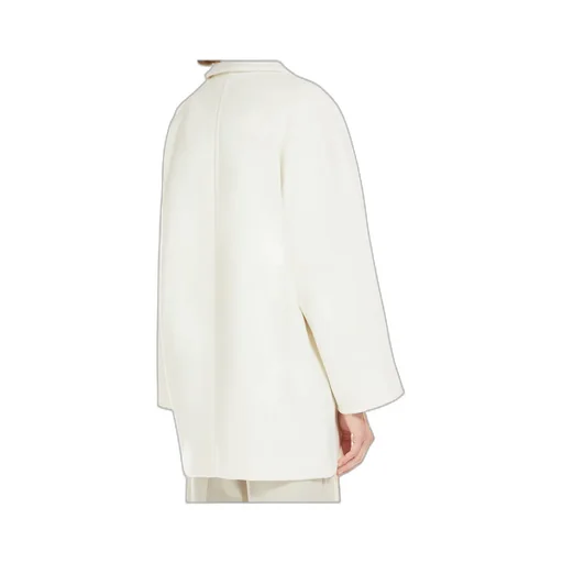 Double-Breasted Long-Sleeved Coat