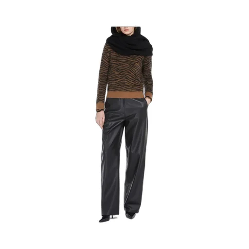 Wide-Leg Napa Pants