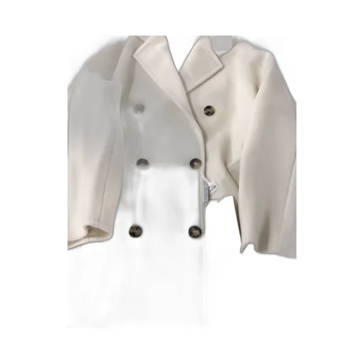 Double-Breasted Long-Sleeved Coat