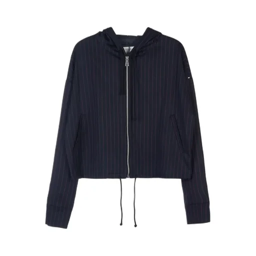 Long-Sleeved Hooded Casual Jacket
