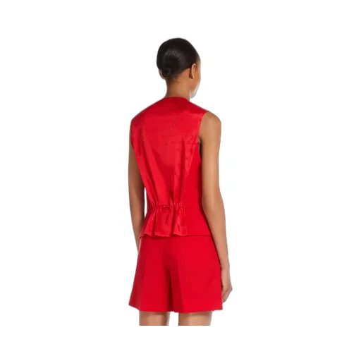 Single-Breasted V-Neck Waistcoat