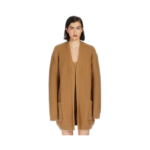 Open-Front Knitted Cardigan