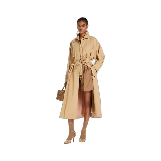 Belted Collared Trench Coat