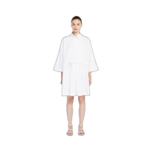 Lapel Shirt Dress