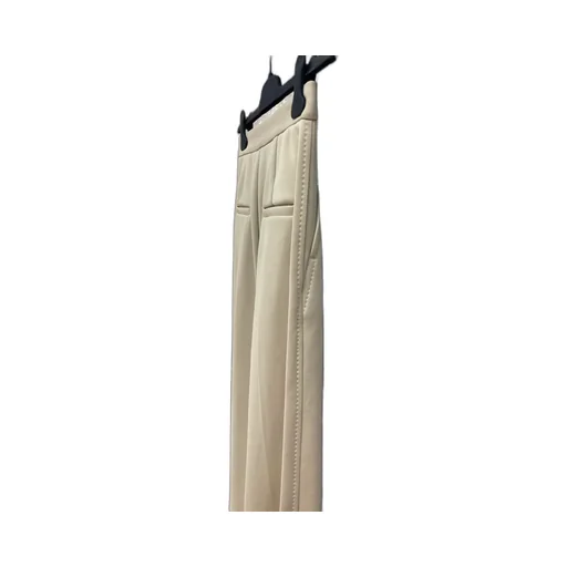 Pleated Wide-Leg Casual Pants