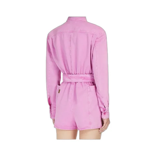 Belted Long-Sleeved Jumpsuit