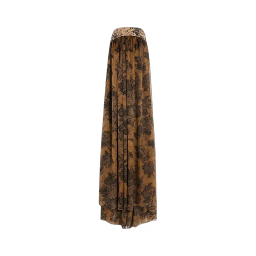 Floral Pattern Tube Top Dress