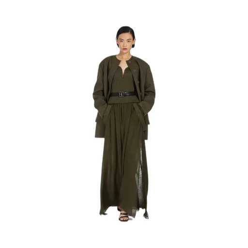 Recital Buttoned Long-Sleeved Jacket