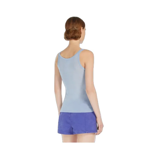 Sleeveless Ribbed Top
