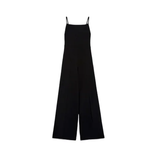 Straight Leg Sleeveless Jumpsuit