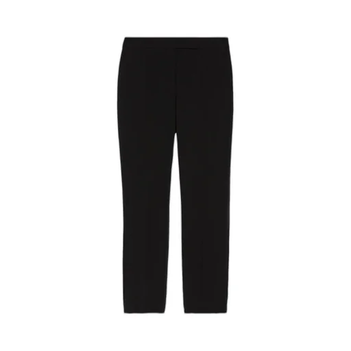Straight Leg Cropped Trousers