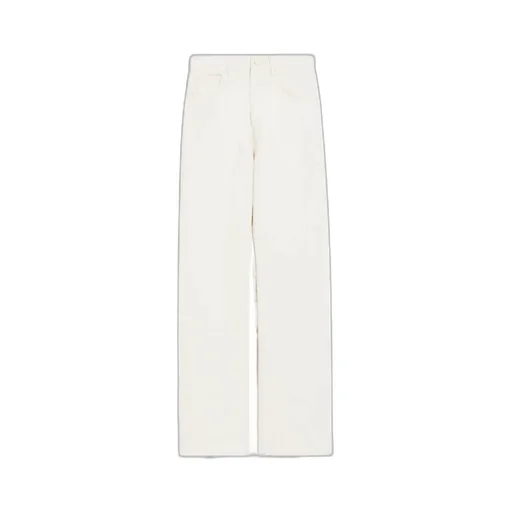 Button Detailed Straight-Leg Pants