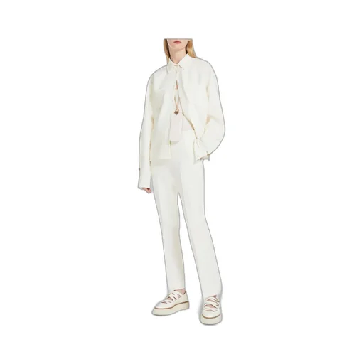 Collared Long-Sleeved Shirt