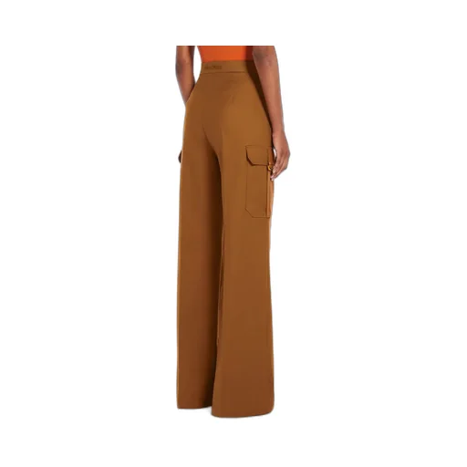 Buckle Detailed Straight Leg Pants