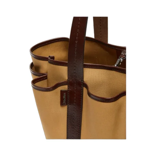 Logo Patch Top Handle Bag