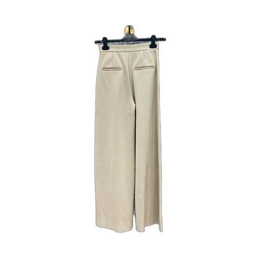 Pleated Wide-Leg Casual Pants