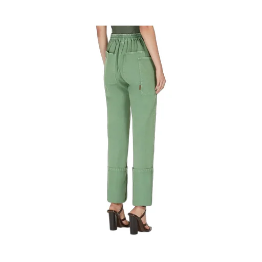 High Waisted Straight-Leg Pants