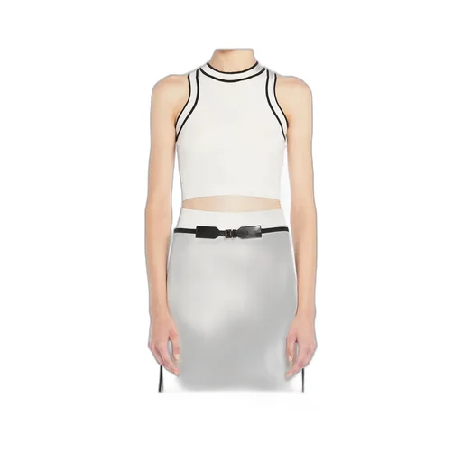 Crewneck Sleeveless Top