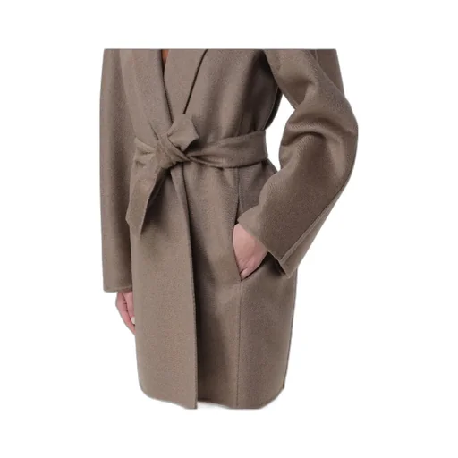Short Cashmere Wrap Coat