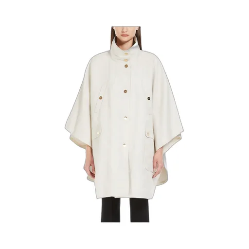 Monogrammed Button-Up Coat