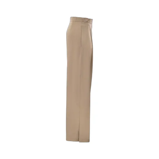 High Waist Straight Leg Trousers