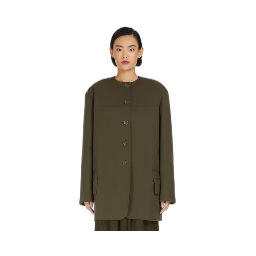 Recital Buttoned Long-Sleeved Jacket