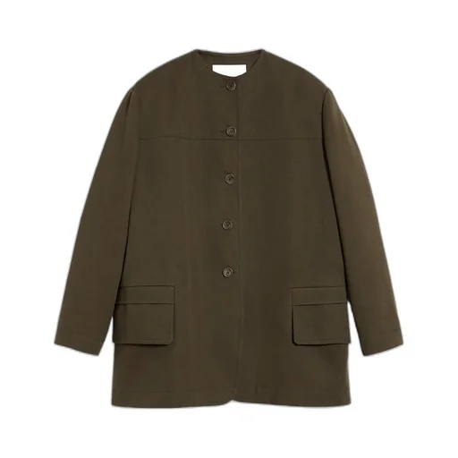 Recital Buttoned Long-Sleeved Jacket