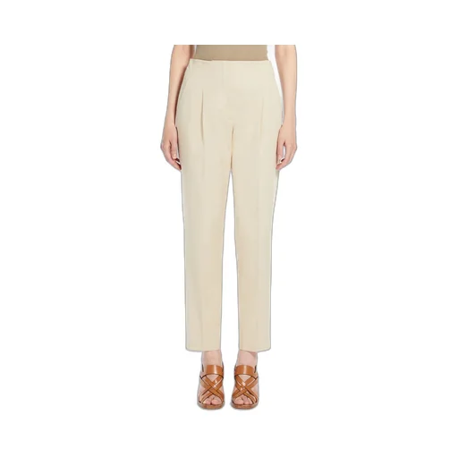 Logo Patch Straight Leg Pants