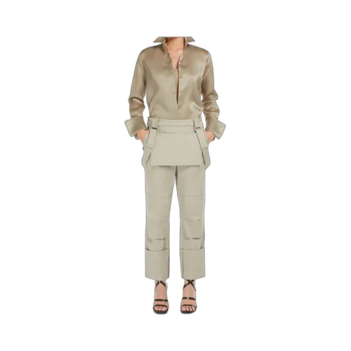 Buttoned Long-Sleeved Shirt