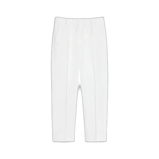 Tapered Cropped Trousers