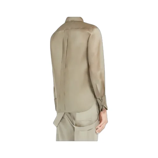 Buttoned Long-Sleeved Shirt