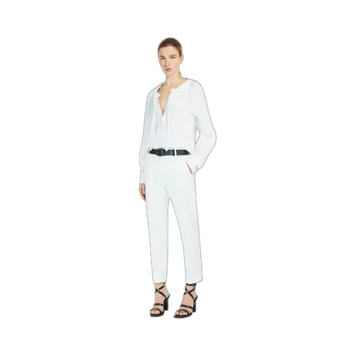 Tapered Cropped Trousers