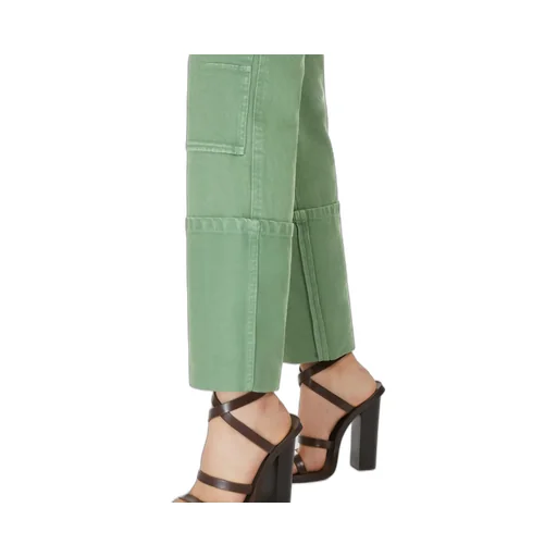 High Waisted Straight-Leg Pants