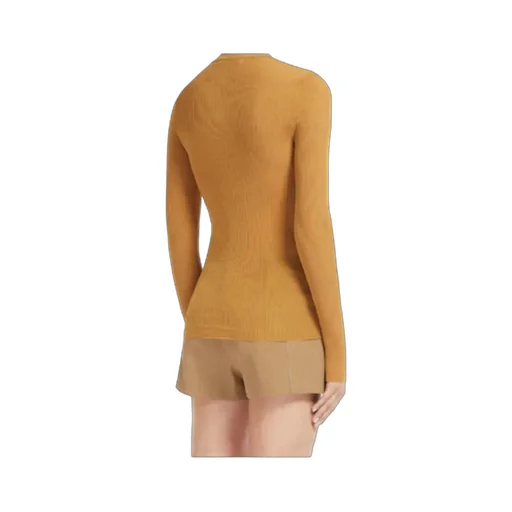 V-Neck Long-Sleeved Top
