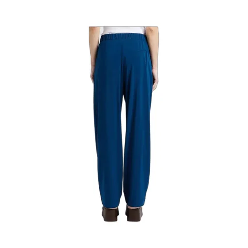 Plain Knit Crepe Trousers