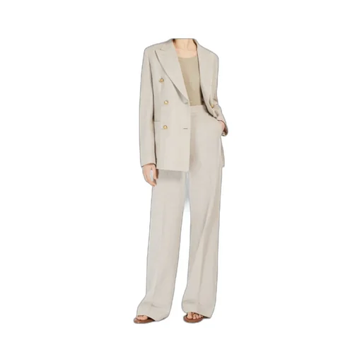 High Waist Straight Leg Pants